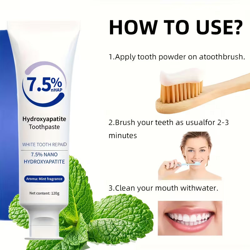 Nano Hydroxyapatite Teeth Strengthening Toothpaste