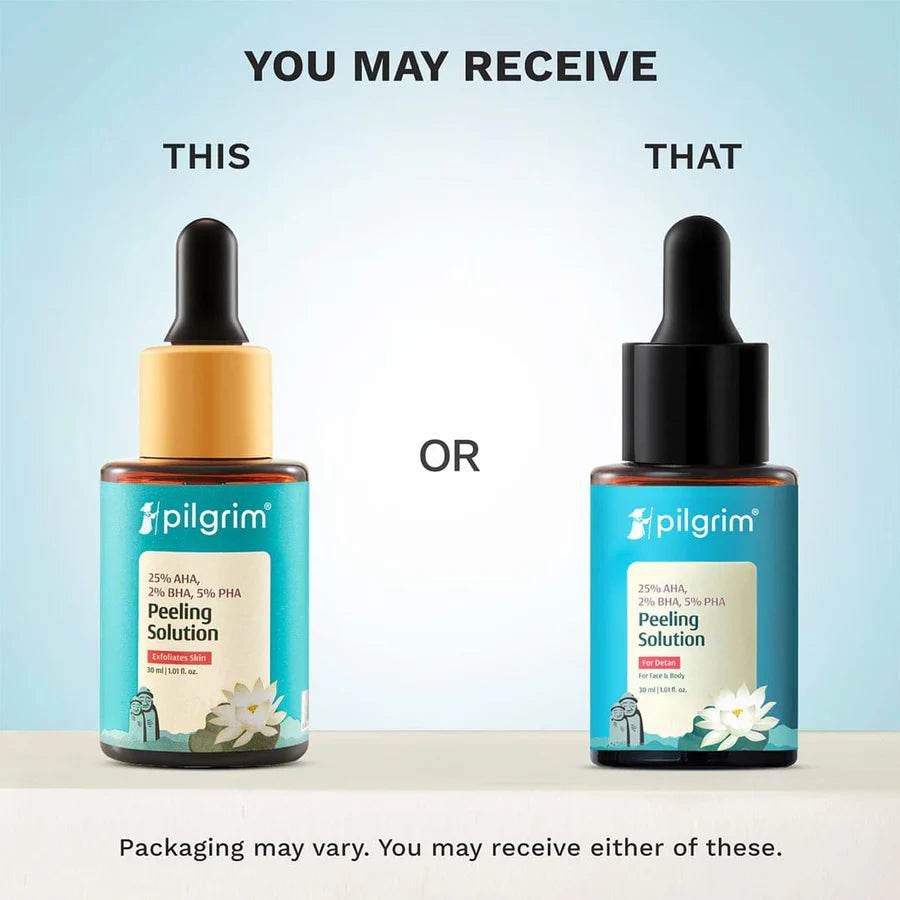 25% AHA, 2% BHA, 5% PHA Peeling Solution || Pilgrim