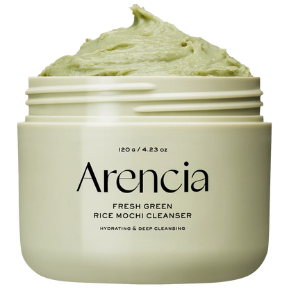 Fresh Green Rice Mochi Cleanser, Gentle Daily|| Cleanser for Acne-Prone Skin||