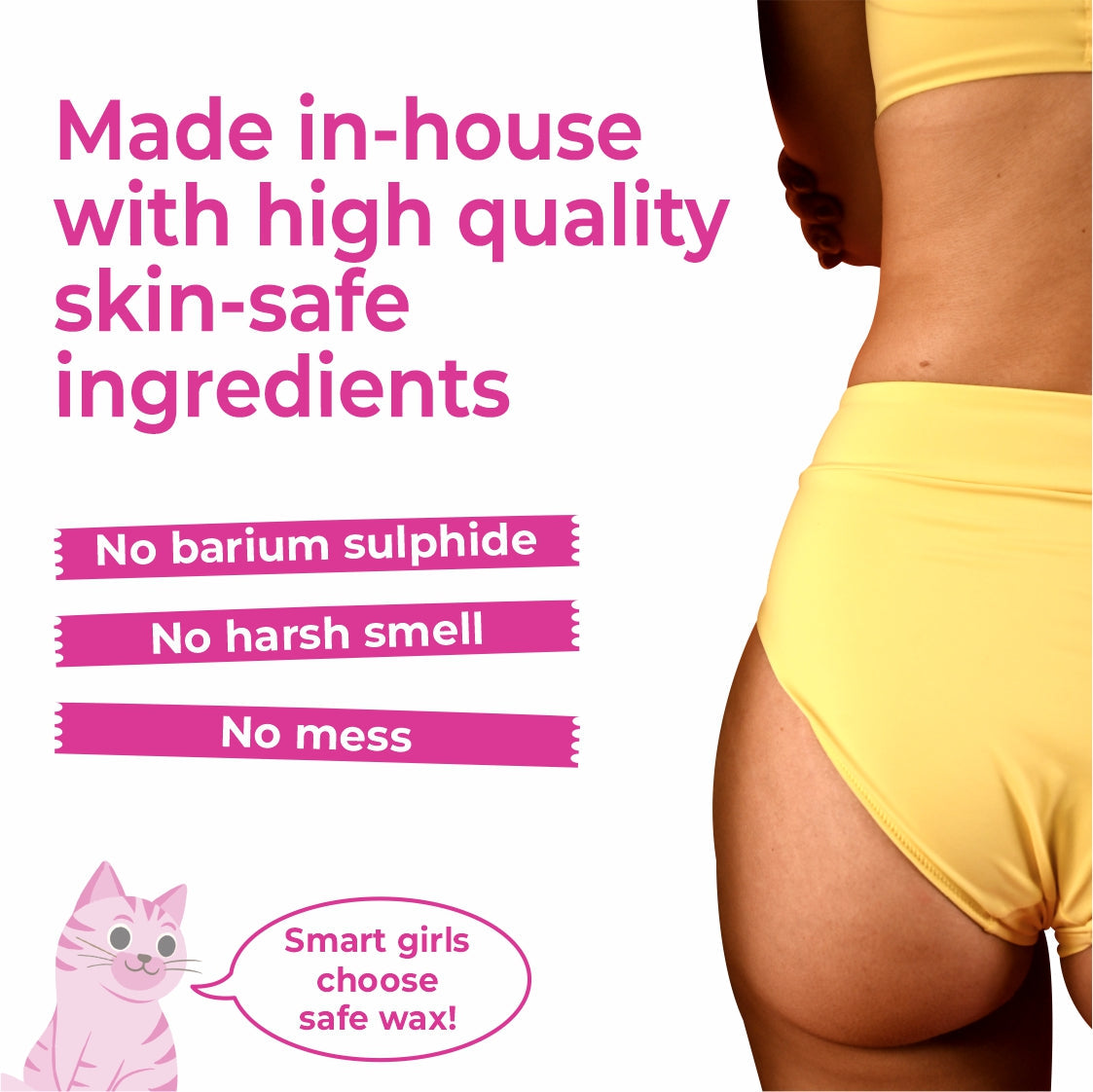 Orange Body Hair Removal Wax Powder Mask