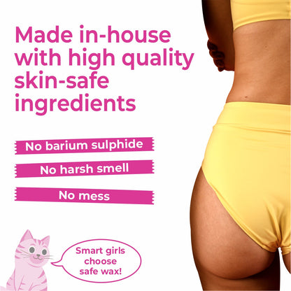 Orange Body Hair Removal Wax Powder Mask