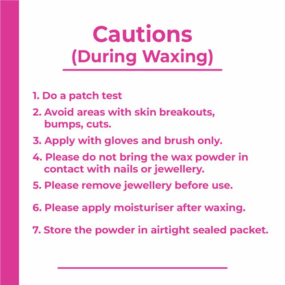 Orange Body Hair Removal Wax Powder Mask