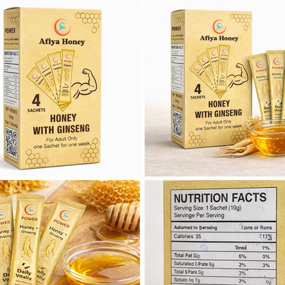 Honey with Gingseng | Imported from UAE