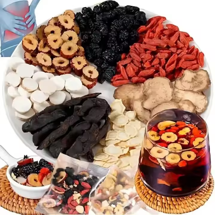 Blended Five Treasure Ginseng Maca Flavor Tea For Men&woman