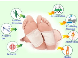 Kinoki Detox Foot Pads Patch, Adhesive Foot Pads for Foot Pain Relief