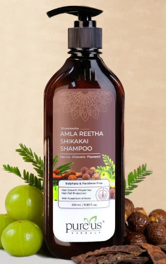 Shreekesha Amla Shampoo |For Hair Growth & Hair Fall Control|