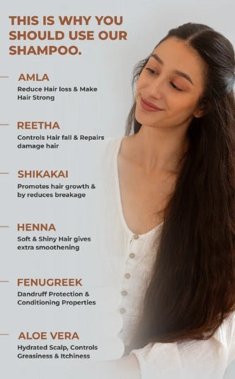 Shreekesha Amla Shampoo |For Hair Growth & Hair Fall Control|